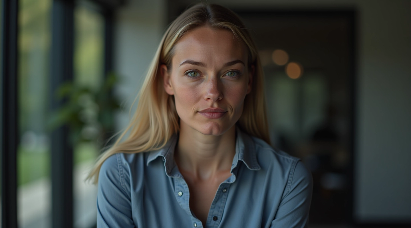 Person der tænker og træffer vigtige beslutninger med både logik og følelser